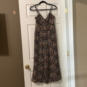 Leopard print romper